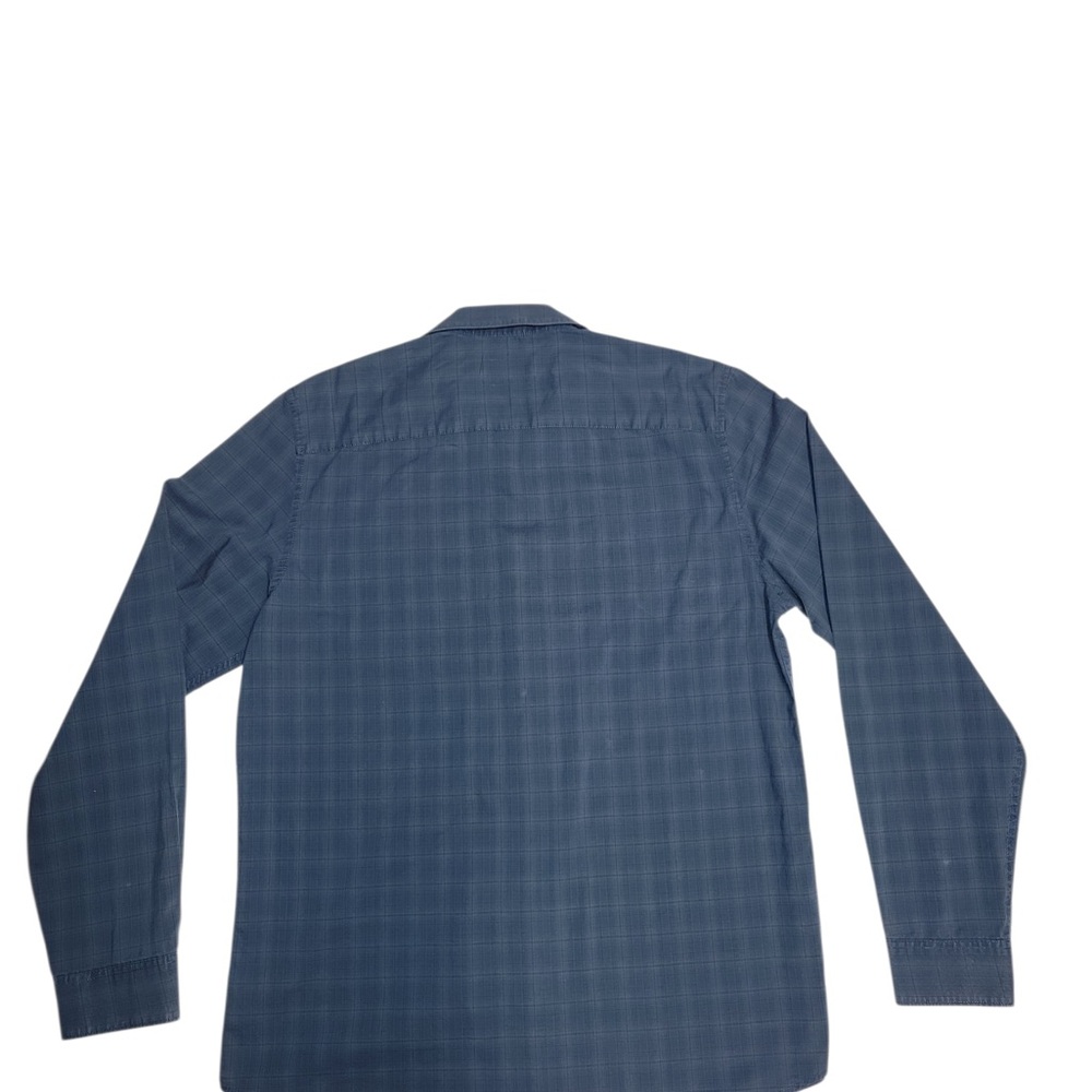 Calvin Klein Men's Slim Fit Long Sleeve Button Down Dress Shirts Navy Blue Sz M - Picture 2 of 9